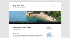 Desktop Screenshot of blogherenow.net