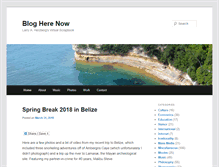 Tablet Screenshot of blogherenow.net